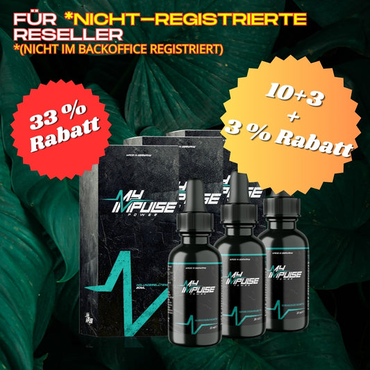 13er Bundle MyImpulse Power mit Vitamin B6 und B12 für nicht registrierte Reseller/Partner