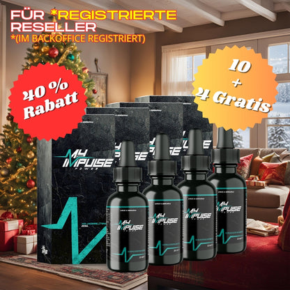 10+4er Bundle MyImpulse Power mit Vitamin B6 und B12 für registrierte Reseller/Partner