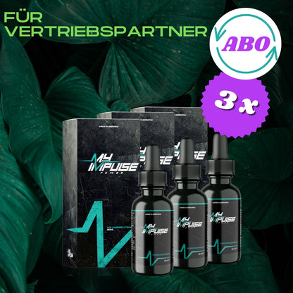 3-pack MyImpulse Power subscription with vitamin B6 and B12 for sales partners